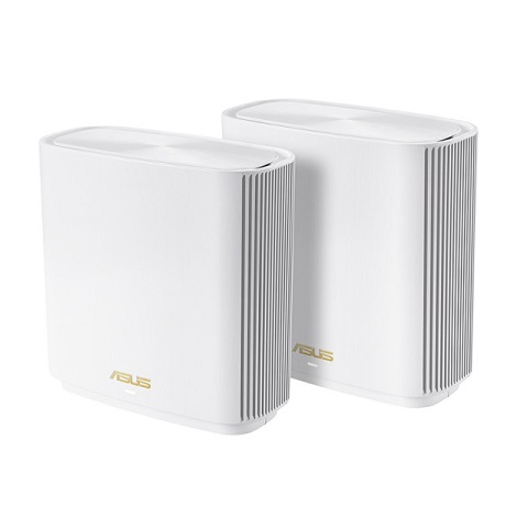 Router Wifi Mesh Asus XT8 W-2-PK - Trắng (6000 Mbps/ Wifi 6/ 2.4 GHz/5GHz)
