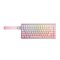 Bàn phím cơ có dây AULA HERO 84 HE Trắng Hồng Gradient Contour Dragon King magnetic switch Rapid trigger