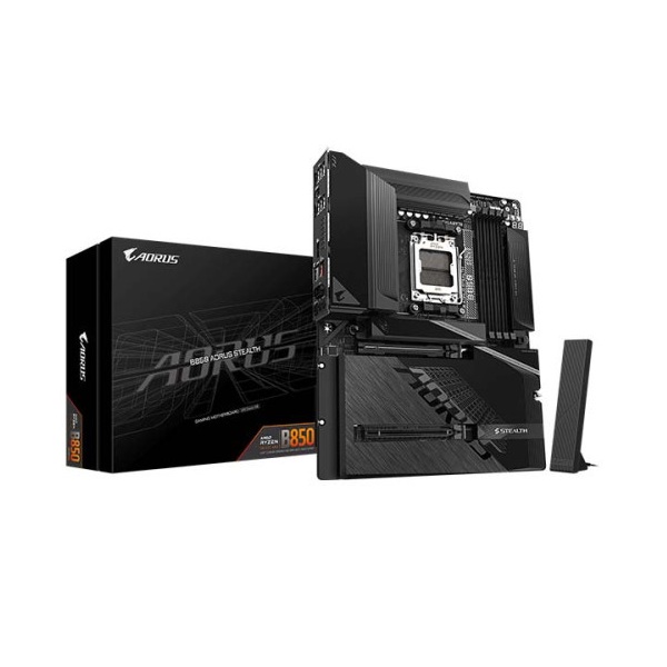 Mainboard Gigabyte B850 AORUS STEALTH (4 x DDR5/ 256GB/ AM5/ ATX)
