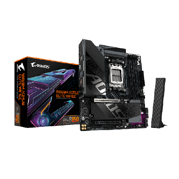 Mainboard Gigabyte B850M AORUS ELITE WIFI6E (4 x DDR5/ 256GB/ AM5/ m-ATX)