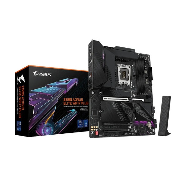 Mainboard Gigabyte Z890 AORUS ELITE WIFI7 PLUS (4 x DDR5/ 256GB/ LGA 1851/ ATX)