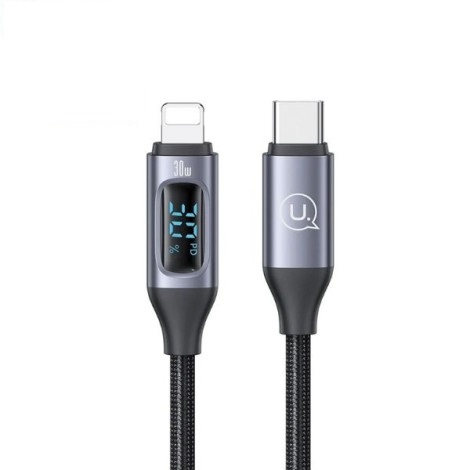 Cáp sạc nhanh USAMS Type-C To Lightning 30W dài 1.2m SJ687USB01