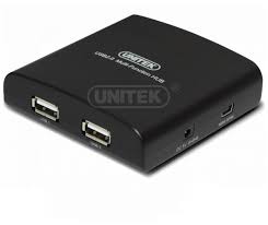Hub USB 2.0 2 Ports + 2 PS2 + MIC-SPK Unitek (Y - 2091)