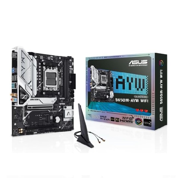 Mainboard Asus B650M-AYW WIFI-CSM (4 x DDR5/ 96GB/ AM5/ Micro ATX)