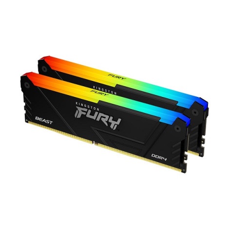 Ram Desktop Kingston Fury Beast RGB 32GB DDR4 Bus 3733MT/s KF437C19BB12AK2/32