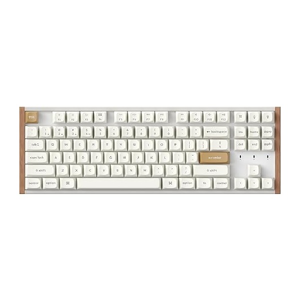 Bàn phím Keychron K8 HE Swappable Aluminum Nebula Switch - White (K8H-Q1)