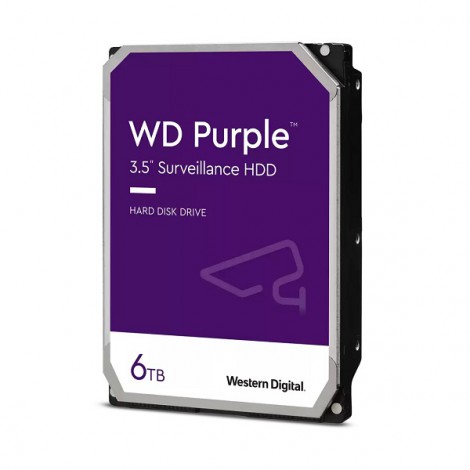 Ổ Cứng Western Digital Purple 6TB 256MB Cache 5640rpm (WD63PURZ)