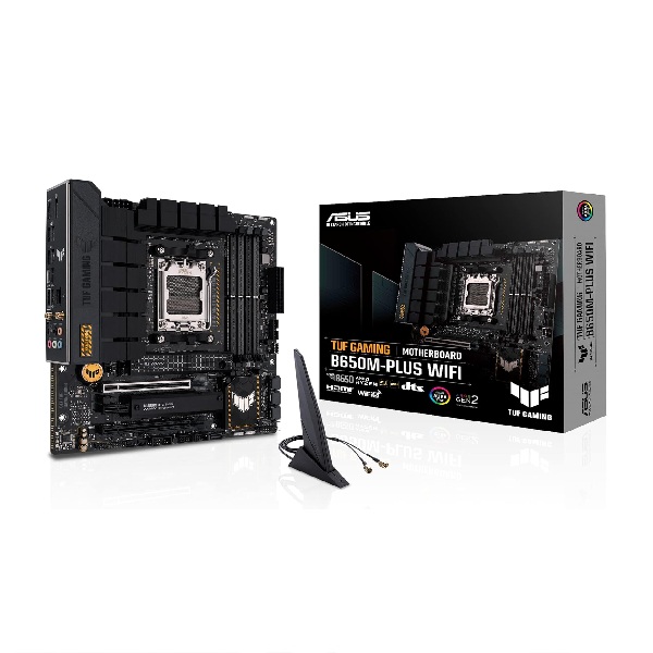 Mainboard ASUS TUF GAMING B650M-PLUS WIFI (4 x DDR5/ 192 GB/ AM5/ Micro ATX)