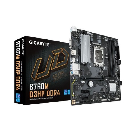 Mainboard Gigabyte B760M D3HP DDR4 (4 x DDR4/ 128 GB/ LGA 1700/ Micro ATX)