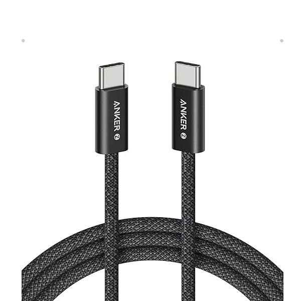 Cáp sạc nhanh Type C sang Type C Anker Zolo A8060 1.8m A8060H12 Đen
