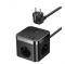 Bộ sạc nhanh Baseus PowerCombo Cube Power Strip dài 1.5m E00066400117-00 Cluster Black