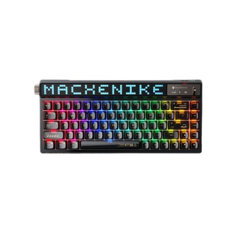 Bàn phím cơ Gaming không dây Machenike KT68 Pro Mechanical Black Gateron Brown Switch