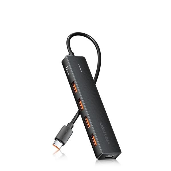 Hub đa năng USB-C to USB 3.2 Gen 2 Type-A x 4, USB-C 10Gbps Vention CHJ-BB