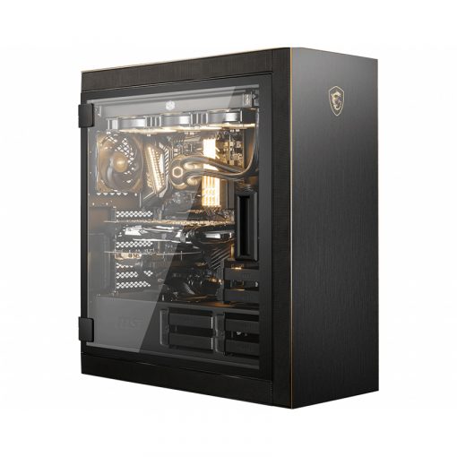 Vỏ Case MSI MPG SEKIRA 500G Tempered Glasses Aluminum chassis (Mid Tower/Màu Đen)