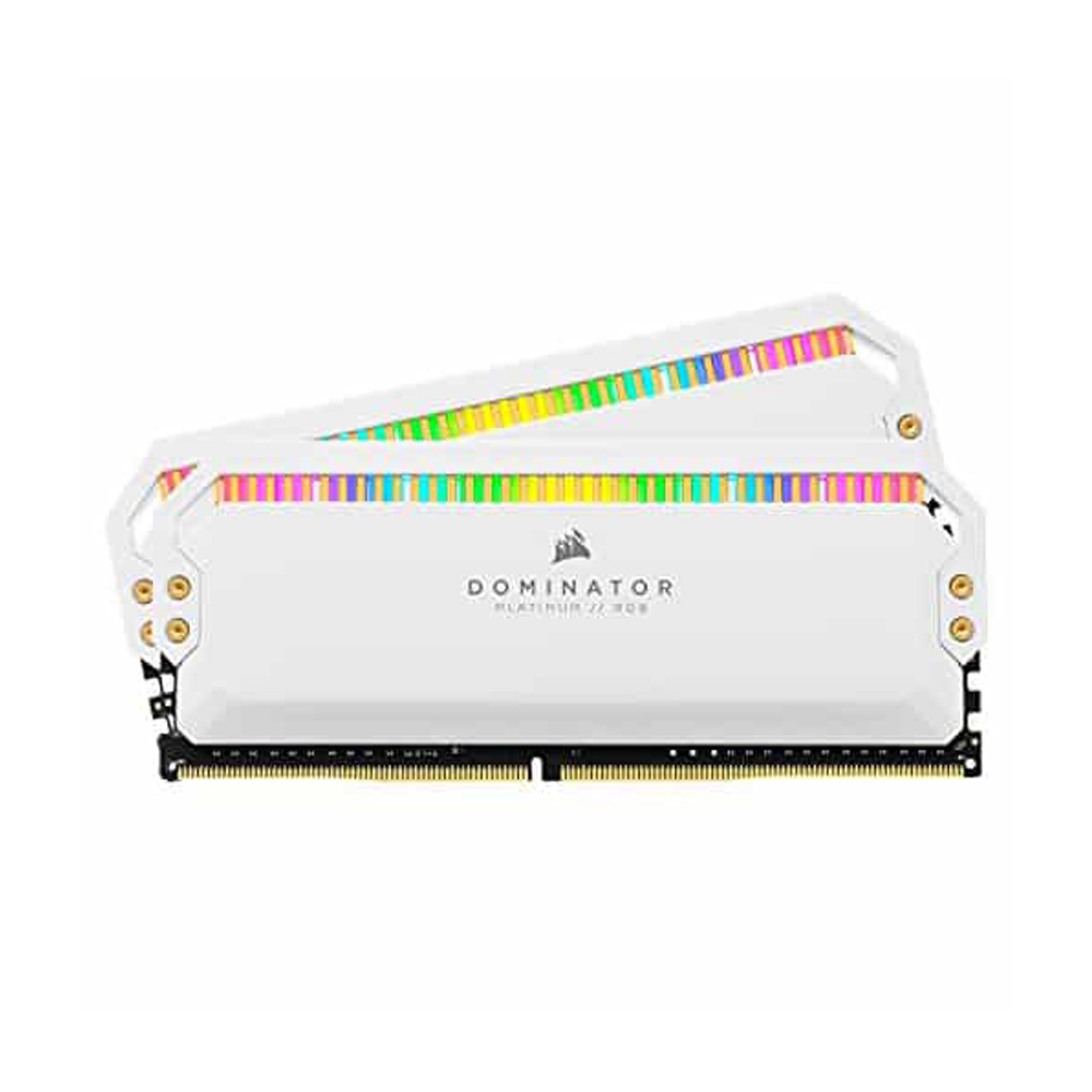 Ram Desktop Corsair Dominator Platinum White RGB (CMT32GX4M2C3200C16W)