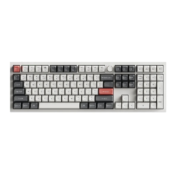 Bàn phím Keychron Q6 Ultra 8K Red Switch - White (Q6U-P1)