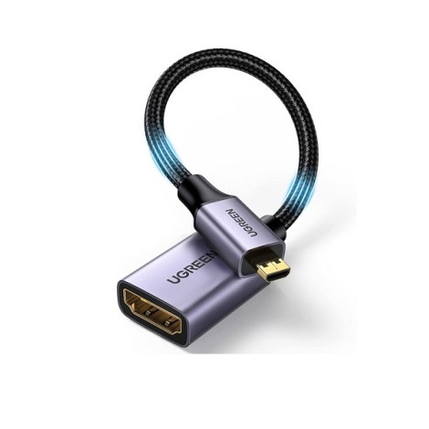 Cáp chuyển đổi Micro HDMI to HDMI 2.0 dài 20cm Ugreen 10553