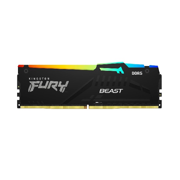 Ram Desktop Kingston Fury Beast RGB 16GB DDR5 Bus 5600Mhz KF556C40BBA-16