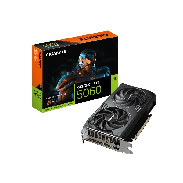 Card Màn Hình Gigabyte GeForce RTX 5060 WINDFORCE MAX OC 8G (GV-N5060WF2MAX OC-8GD)