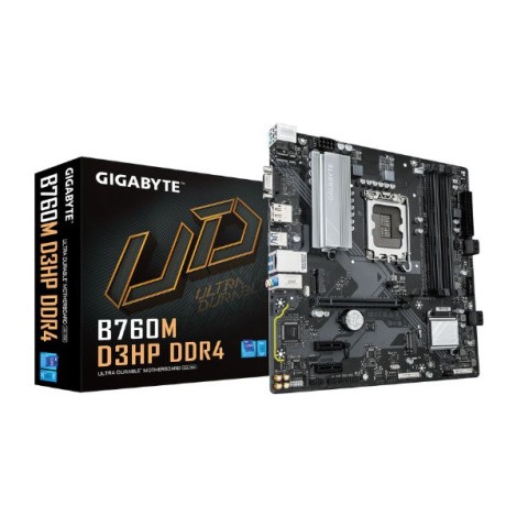 Mainboard Gigabyte B760M D3HP DDR4 (4 x DDR4/ 128 GB/ LGA 1700/ Micro ATX)