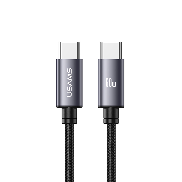 Cáp sạc nhanh Type C sang Type C USAMS SJ769 U91 60W dài 1.2M SJ769USB01 (USM203-CC-1T) – Tarnish