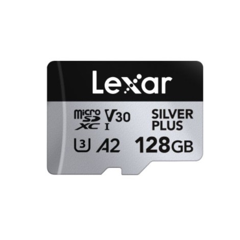 Thẻ nhớ Micro SD 128GB Lexar Professional Silver Plus UHS-I LMSSIPL128G-BNANG