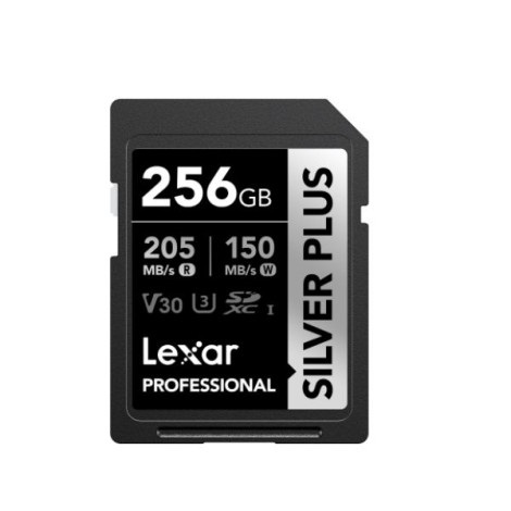 Thẻ nhớ SDXC 256GB Lexar Professional Silver Plus UHS-I LSDSIPL256G-BNNNG