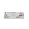 Bàn phím cơ Gaming không dây Keychron Q1M-P4S Q1 Max Swappable RGB Banana Switch Side-Printed Keycaps Knob Version Shell White