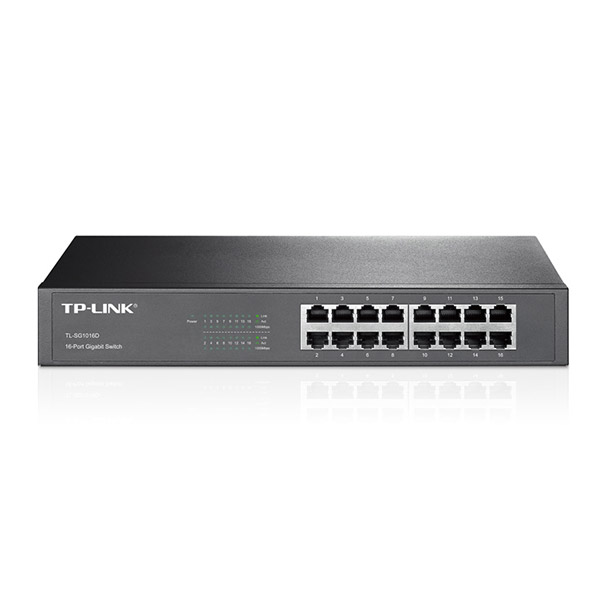 Switch TP-Link TL-SG1016D (16 Port/ 10/100/1000 Mbps/ Unmanaged)