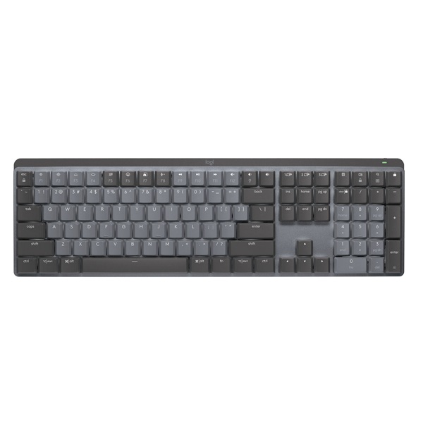 Bàn phím không dây Logitech MX Mechanical Tactile Wireless/Bluetooth/Đen (Graphite)- 920-010760