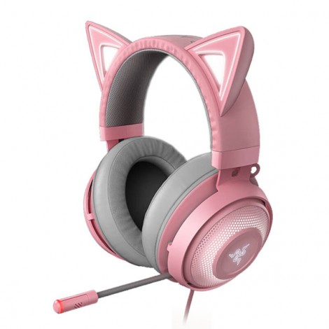 Tai nghe Razer Kraken Kitty-Chroma USB-Quartz (RZ04-02980200-R3M1)