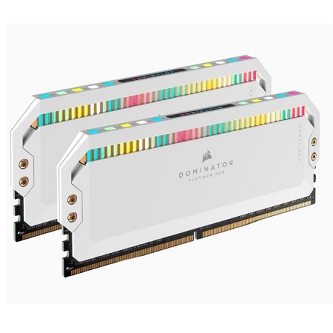 Ram Desktop Corsair DOMINATOR PLATINUM RGB White Heatspreader (CMT32GX5M2B5600C36W) 32GB (2x16GB) DD