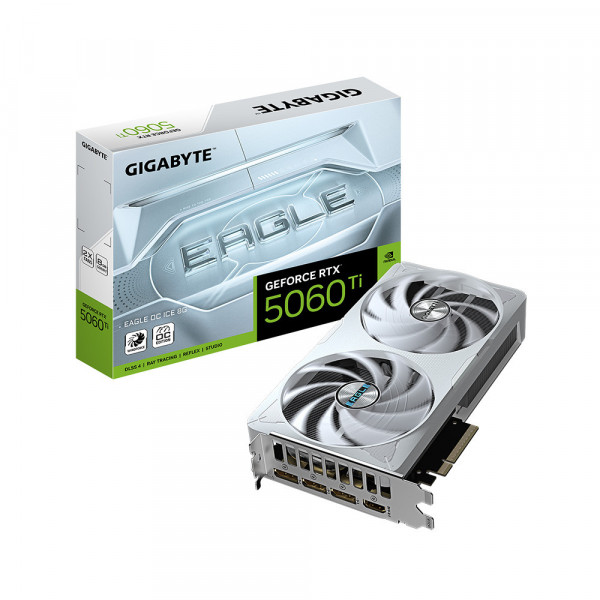 Card Màn Hình Gigabyte GeForce RTX 5060 Ti EAGLE OC ICE 8G (GV-N506TEAGLEOC ICE-8GD)