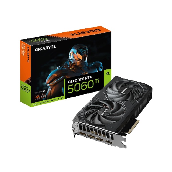 Card Màn Hình Gigabyte GeForce RTX 5060 Ti WINDFORCE OC 8G (GV-N506TWF2OC-8GD)