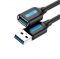 Cáp USB 3.0 nối dài Vention dài 3m màu Đen PVC Type CBH-BI