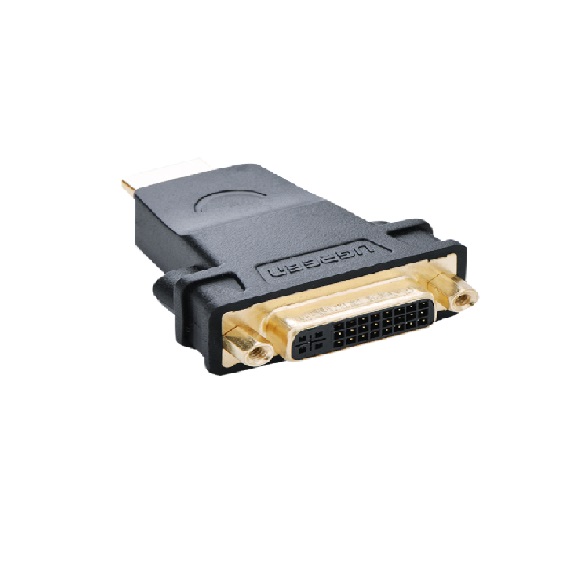 Đầu chuyển đổi HDMI (M) - DVI 24+1 (F) Ugreen 20123 hỗ trợ 2 chiều cao cấp  UG20123 