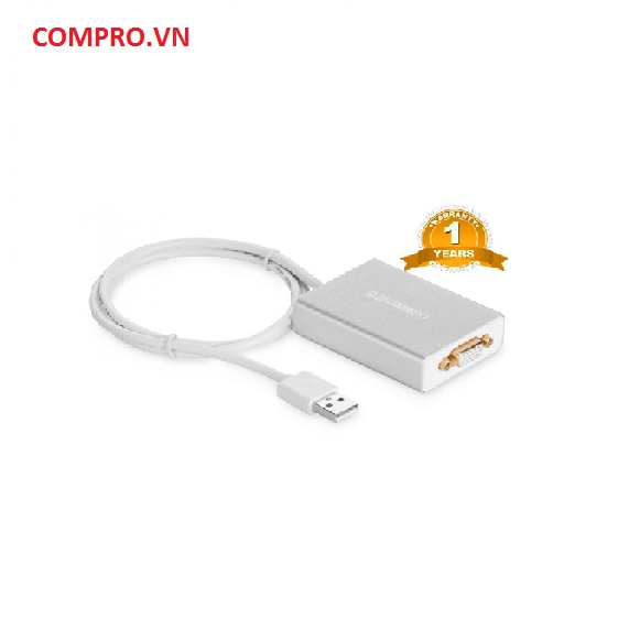 Cáp chuyển USB 2.0 TO VGA Cao Cấp Chính Hãng Ugreen UG 40244