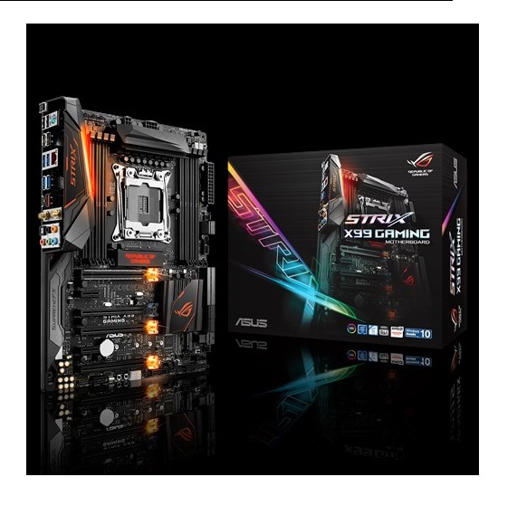 Bo mạch chủ Motherboard  Mainboard Asus Strix X99 Gaming LGA 2011