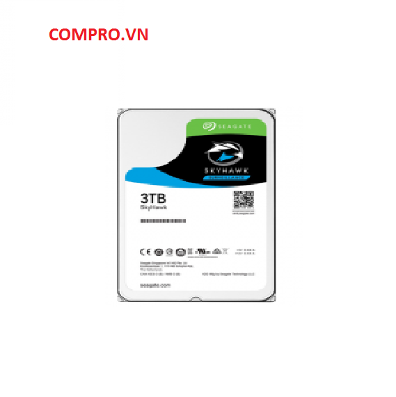 Ổ cứng Harddisk HDD Seagate SKYHAWK 3TB 3.5” ST3000VX010