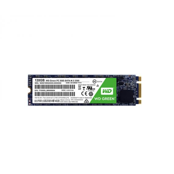 Ổ cứng SSD Western Digital WD Green 120GB M.2 Sata III WDS120G1G0B (M.2 2280)