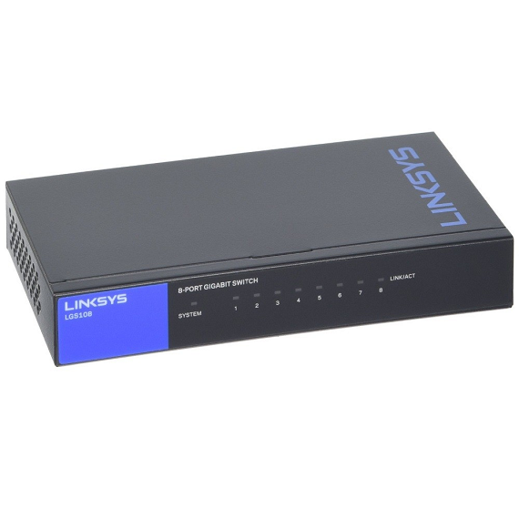 Thiết bị mạng Switch Linksys 8P LGS108