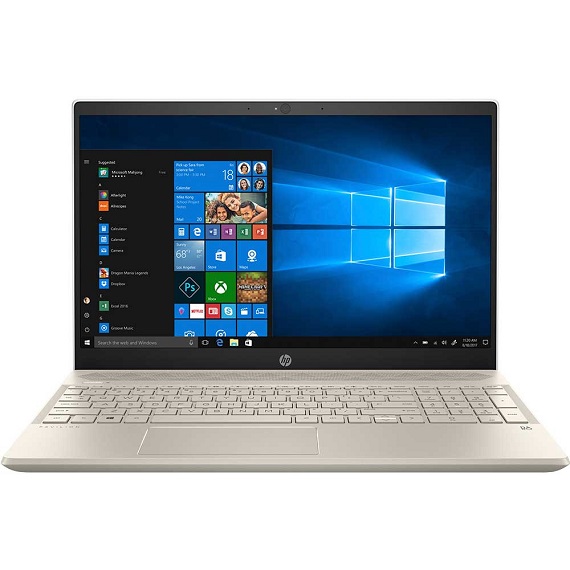 Máy tính xách tay Laptop HP Pavilion 15-cs0101TX (4SQ47PA) i5-8250U (Vàng)