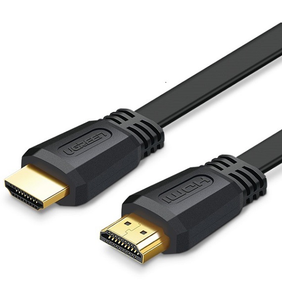 Cáp hdmi 2.0 dẹt dài 5m Ugreen 50821 chính hãng hỗ trợ 4K cao cấp