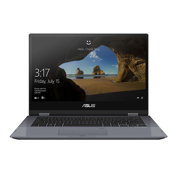 Máy tính xách tay Laptop Asus Vivobook Flip 14 (TP412UA-EC092T) i3-7020U (Xám)