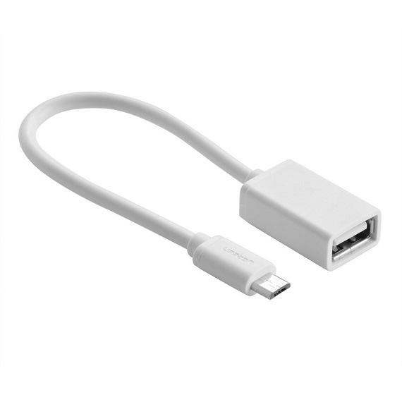 Dây cáp Micro USB OTG 2.0 Ugreen 10822 10CM (Màu Trắng)