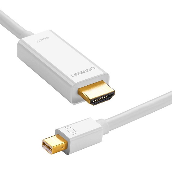 Cáp Mini Displayport to HDMI dài 2m hỗ trợ 4k chính hãng Ugreen 10452