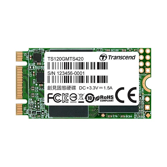 Ổ cứng SSD Transcend 120GB MTS420 3D-NAND (M.2 2242) M.2 SATA III