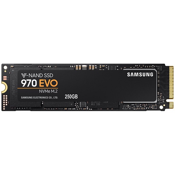 Ổ cứng SSD Samsung 970 EVO 250GB MZ-V7E250BW (M.2 2280) M.2 PCIe NVMe V-NAND