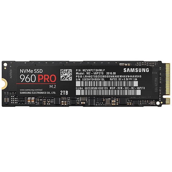 Ổ cứng SSD Samsung 960 Pro 2TB MZ-V6P2T0  (M.2 2280) M.2 PCIe NVMe