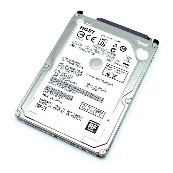 Ổ cứng Notebook HDD HGST 1TB 2.5 inch sata 3 (5400rpm)